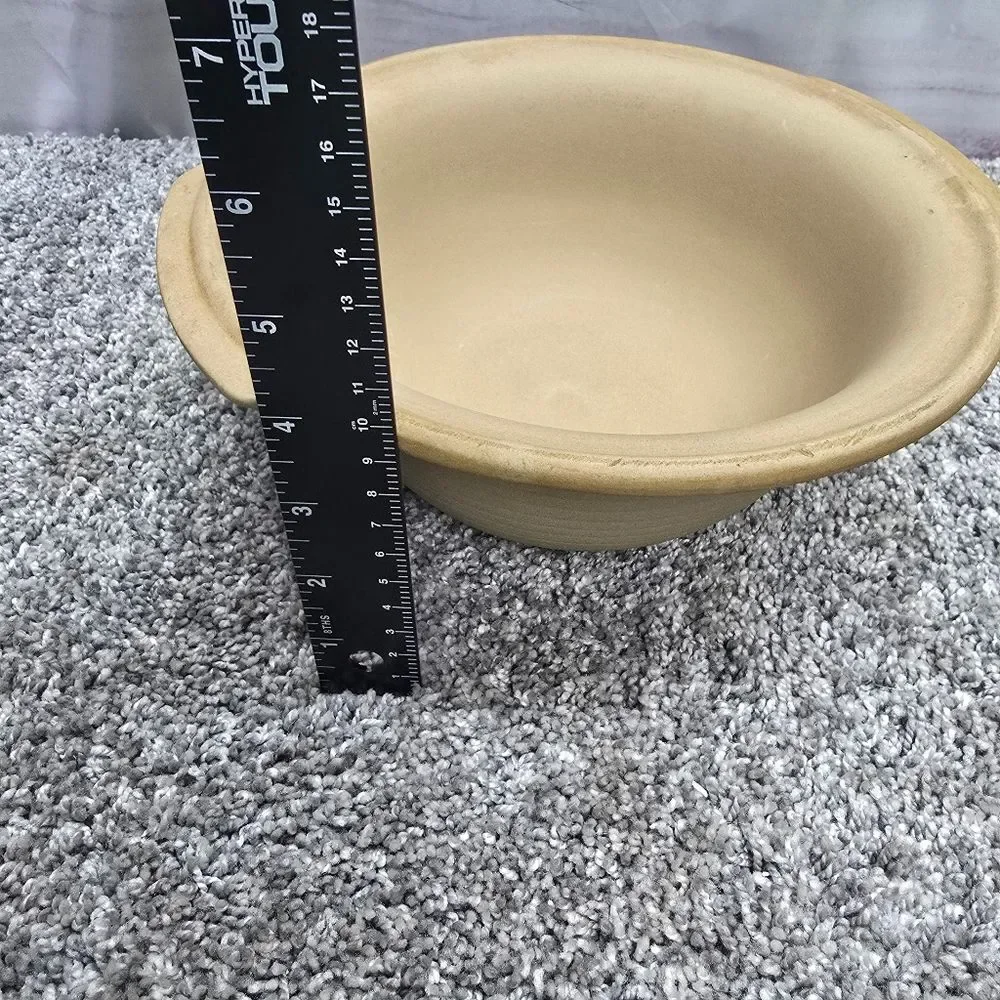 Pampered Chef Stoneware Baking Mixing Bowl 9